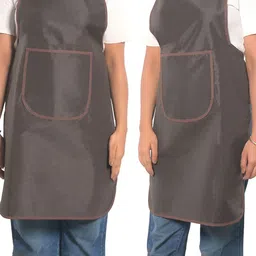 Aura 2-Pcs Brown Waterproof Aprons-58