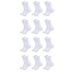 MUKHAKSH Men Pack Of 12 Cotton Calf Length Socks-image-126