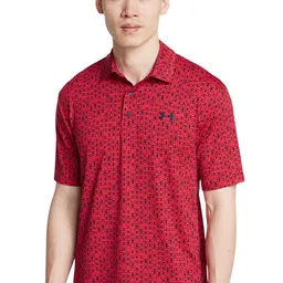 UNDER ARMOUR Playoff 3.0 Printed Polo Collar T-Shirt-image-55