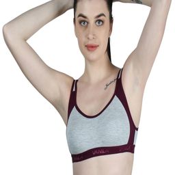 VANILA Colourblocked women Non padded Bra with Full Coverage-image-5