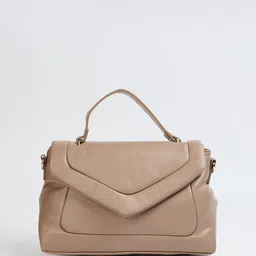 max Women Solid Structured Handheld Bag-31