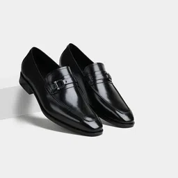 LUXORO FORMELLO Arnaud Men Slip On Leather Formal Loafer Shoes-picture-10