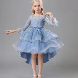 JC SPARKLE Bell Sleeve Fit & Flare Dress-picture-10