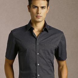 Louis Philippe Spread Collar Floral Printed Formal Shirt-picture-39