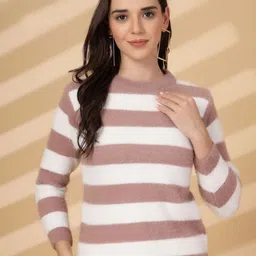 Clora Creation Women Printed Woollen Pullover-image-82