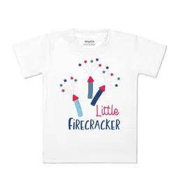Arvesa Kids Typography Printed Applique T-shirt-picture-21
