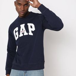 GAP Men Printed Applique Sweatshirt-image-4