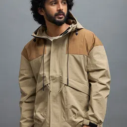 Espanshe Quiterie Men Hooded Jacket Sporty Jacket-29