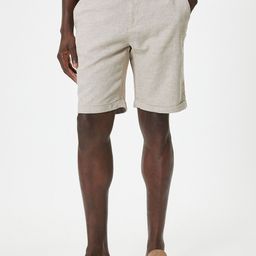 Koton Men Linen Shorts-image-11