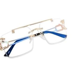 Fashion U Turn Unisex Square Sunglasses with UV Protected Lens AK_Lion White-25