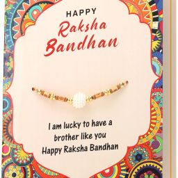 Rakhi Gift for Brother rakshabandhan greeting card for brother with rakhi Greeting Card-14