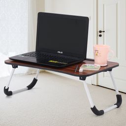 fab n funky Small Size Foldable Lap Desk - Dark Brown image 4
