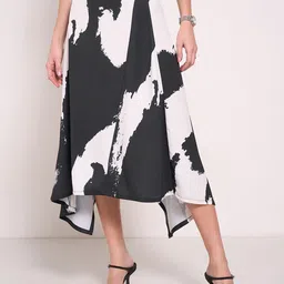 Annabelle by Pantaloons Printed A-Line Midi Skirt-image-13