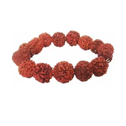 Divine souvenirs Unisex Wooden Rudhraksh Beaded Elasticated Bracelet-image-57