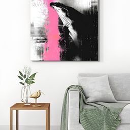 999Store Grey & Pink 1 Piece Canvas Other Wall Paintings-30