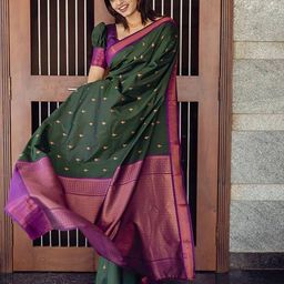 bigben textile Woven Design Zari Banarasi Saree-picture-57