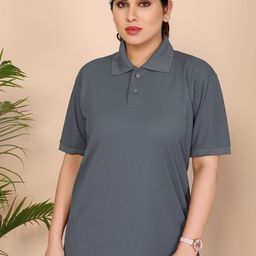 Moda Rapido Women Polo Collar T-shirt-picture-45
