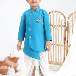 Sangria Boys Regular Kurta with Dhoti Pants-picture-44