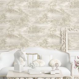 Fedora Wallpapers Desert Dreamscape Off-White & Grey 3D Printed Waterproof Wallpaper-24