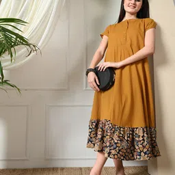 KALINI Print A-Line Maxi Dress-image-33