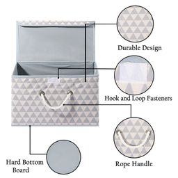 Aura Grey Set of 6 Reusable Drawer Organiser Organisers image 2