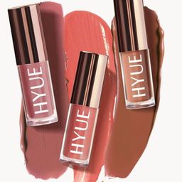 HYUE Set Of 3 Hydra Matte Liquid Lipstick- 2.2 ml Each - Biscotti Hottie - Parisian Pink-image-15