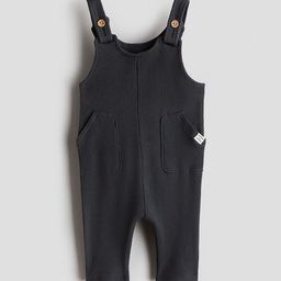 H&M Waffled Cotton Dungarees-picture-45