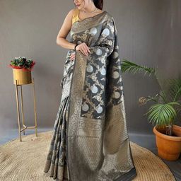all about you Woven Design Silk Cotton Banarasi Saree-picture-36