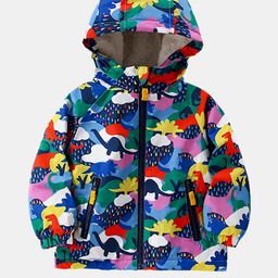 YK Boys Polyester Open Front Hooded Jacket-picture-42