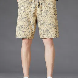 StyleCast x Revolte Men Cotton Mid-Rise Conversational Printed Shorts-picture-6