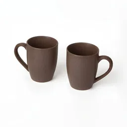BODHI HOUSE Brown Solid Ceramic Matte Cups Set of Cups and Mugs-25
