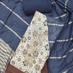 KALINI Printed Unstitched Dress Material-picture-43