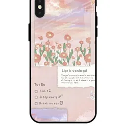 QRIOH Floral Printed iPhone X Back Case Mobile Accessories-picture-31