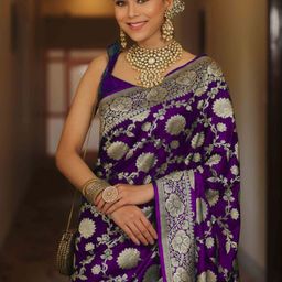 Shriyangan Woven Design Zari Pure Silk Kanjeevaram Saree-picture-16