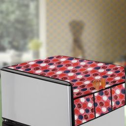The Furnishing Tree Pink Plastic Refrigerator Cover-image-85