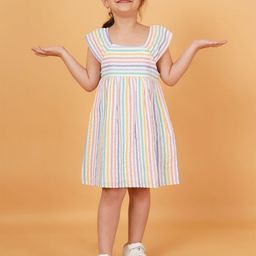 Creative Kids Striped A-Line Dress-image-37