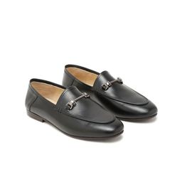HATS OFF ACCESSORIES Women Leather Round Toe Horsebit Loafers-image-26