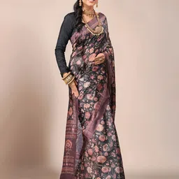 Anouk Rustic Floral Saree image 2