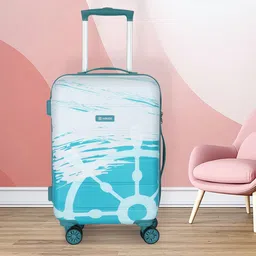 NOVEX Printed Hard-Sided Cabin Trolley Bag-17
