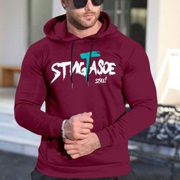 Triptee Men Graphic Printed Hooded Sweatshirt-image-41