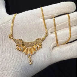 Anshenterpris Women Gold-Plated Pendant With Chain-picture-46