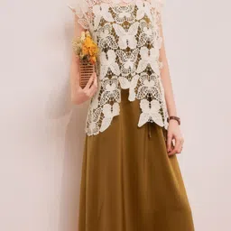 DressBerry Women Floral Printed Flutter Sleeve A-Line Midi Dress-48