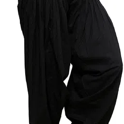 Pure Cotton Solid Women ["Black"] Salwar-3