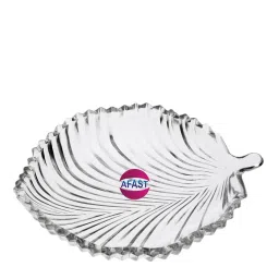 1st Time Combo Of 2 Beer Glass And 1 Snack Plate, Transparent, Glass, Pack Of 3 -A15 Glass Tray Set-image-26