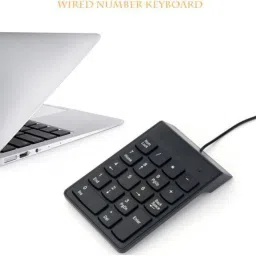 Ever Forever USB 2.0 Wired Numeric Keypad for Laptop Tablet Desktop Wired Number Pad image 3