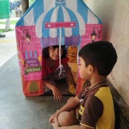 Doll baby play LARGE Tent house-image-5