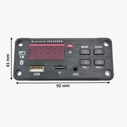 12V Bluetooth 5.0 MP3 Player WMA Decoder Board Module with Remote Control Power Amplifier Dual Channel 25W+25W image 2