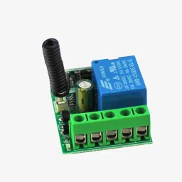 12V DC 433 MHz 1 Channel RF Transmitter and Receiver Remote Control Relay image 5