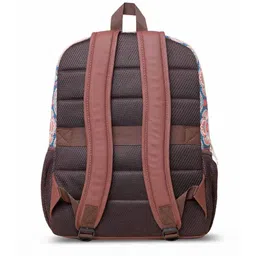 ZOUK Women Graphic Printed Fabric Backpack image 5