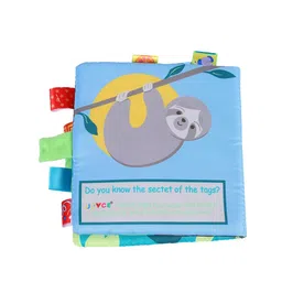 Baby Moo Infants Sloth, Hurry Up! Educational Learning 3D Cloth Book With Rustle Paper image 5